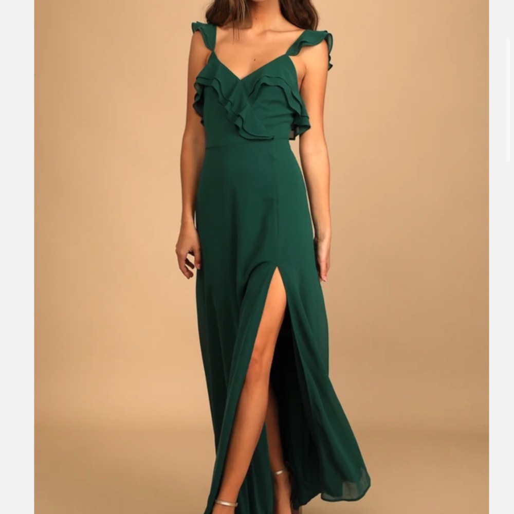 Dark Green Dress NWT from Lulus